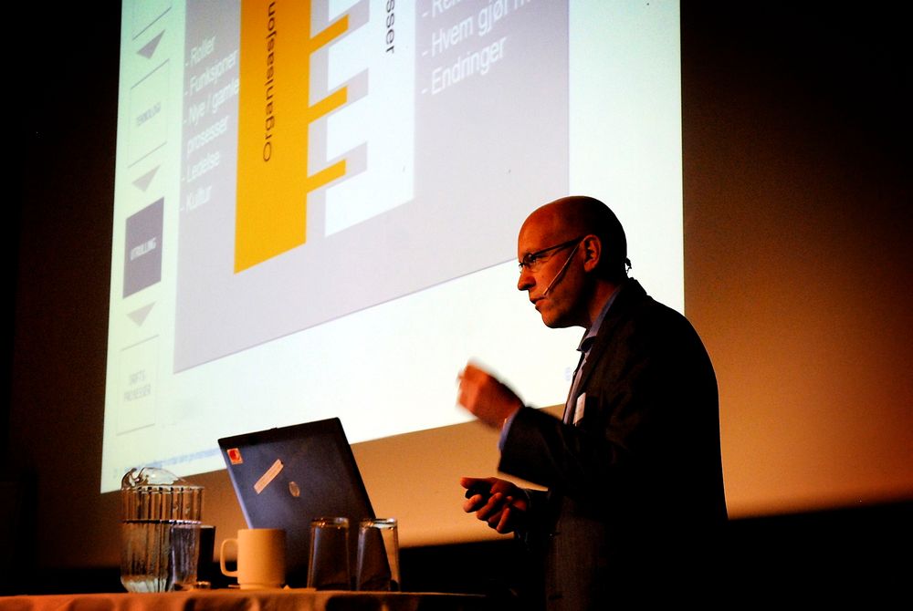 rådgiver Christopher Wiig i Hartmark Consulting på Energi Norges AMS-seminar på Gardermoen 