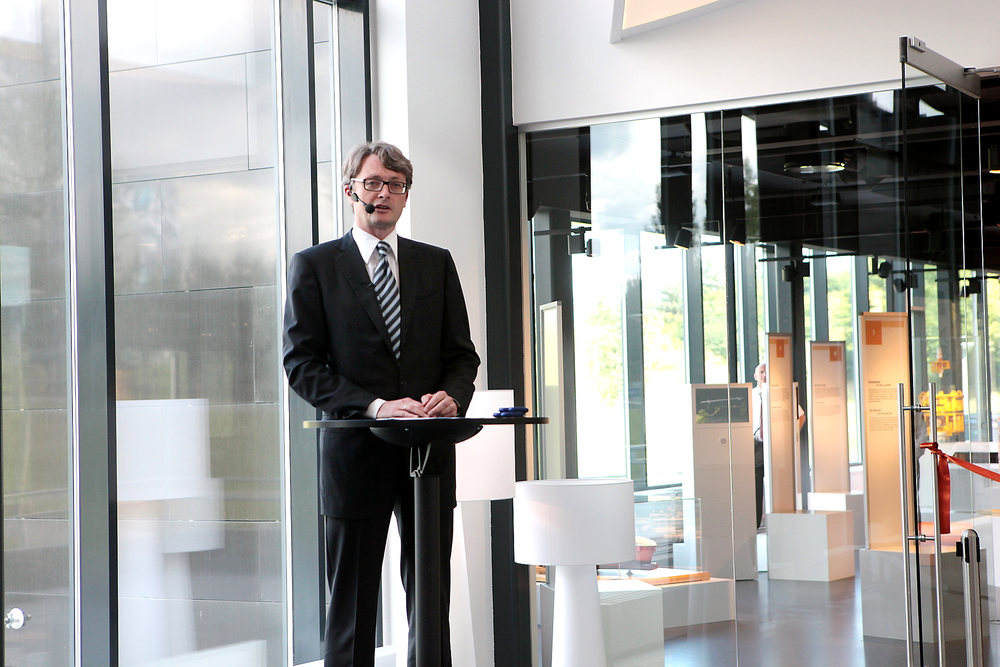 Åpnet. Styreformann Øvind Eriksen i Aker Solutions holdt åpningstalen. 