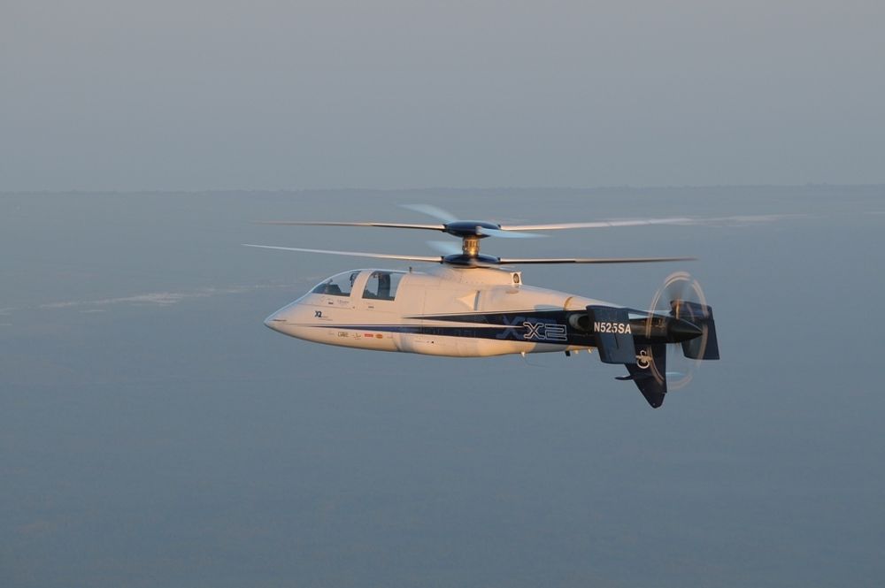 Sikorsky X2 under rekordflygningen i september 2010.
