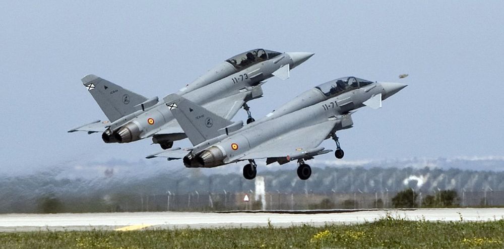 TIL ØRLAND: Det spanske flyvåpenet kommer til Ørland med Eurofighter Typhoon.
