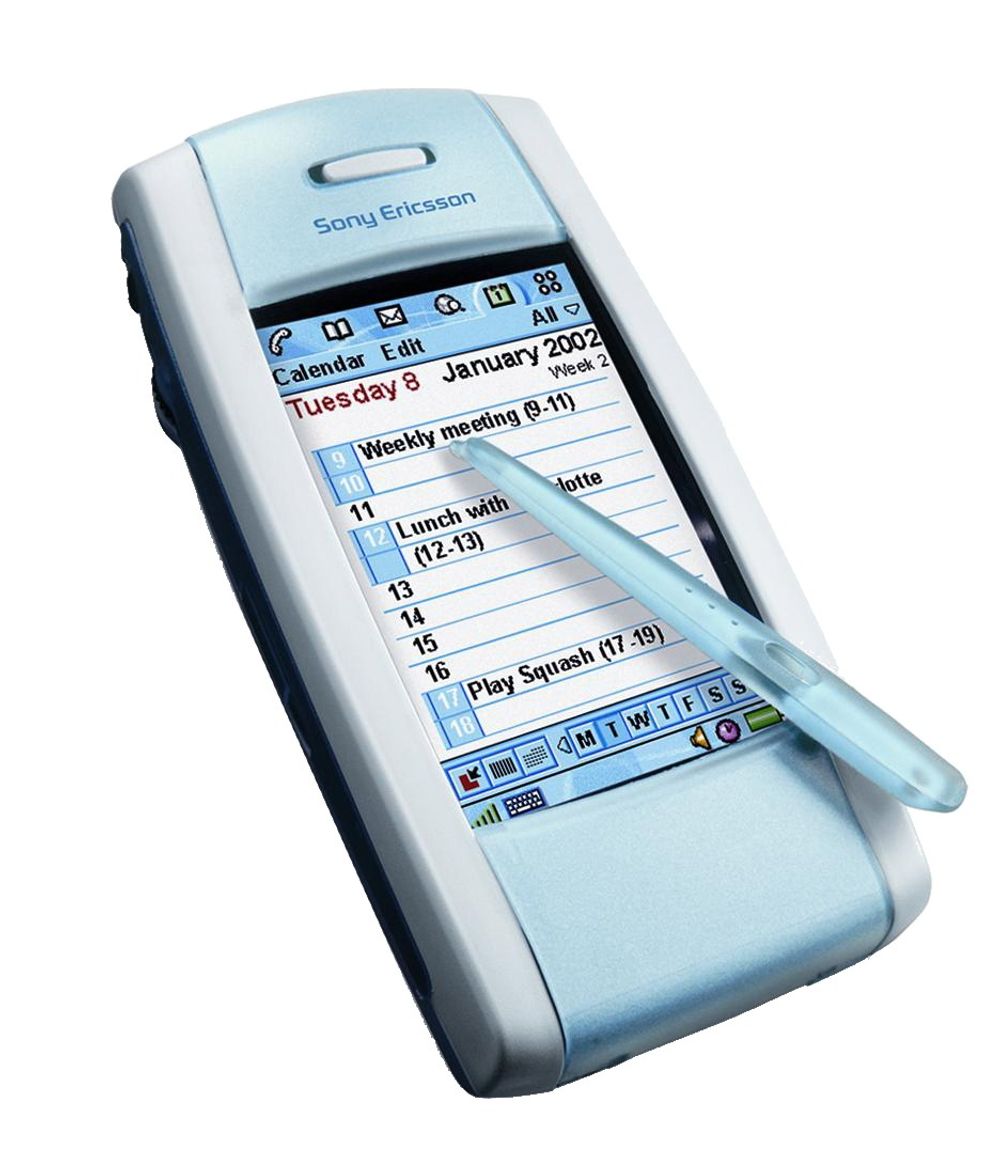 PENN OG TELEFON: Ericsson produserte allerede i 2000 en telefon med penn.