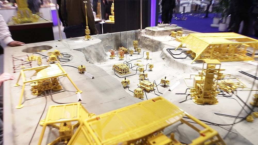 FMC Technologies har den aller største standen på messa. Foto: Håkon Jacobsen