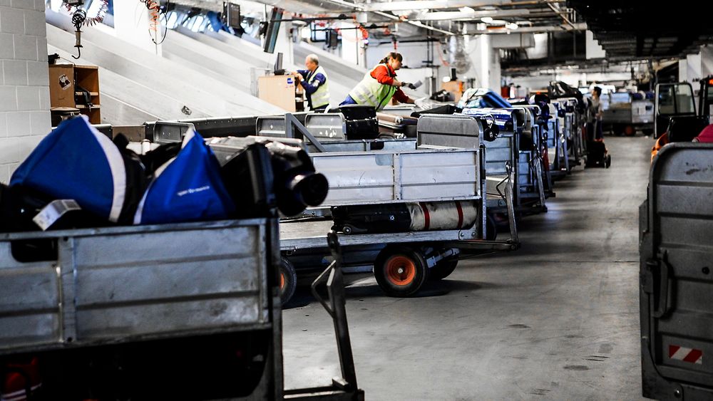 Her ender bagasjen til slutt, like under gaten du står ved. FOTO: Fredrik Drevon