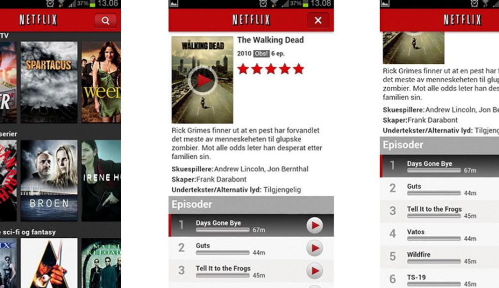 Netflix måler kvaliteten på norske internettleverandører.