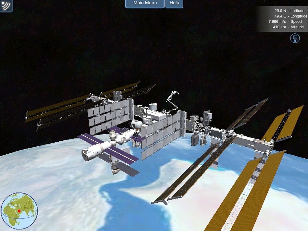 SANNTID: Med appen ISS Live kan du følge romstasjonens nøyaktige posisjon, hastighet og avstand til jorden. 