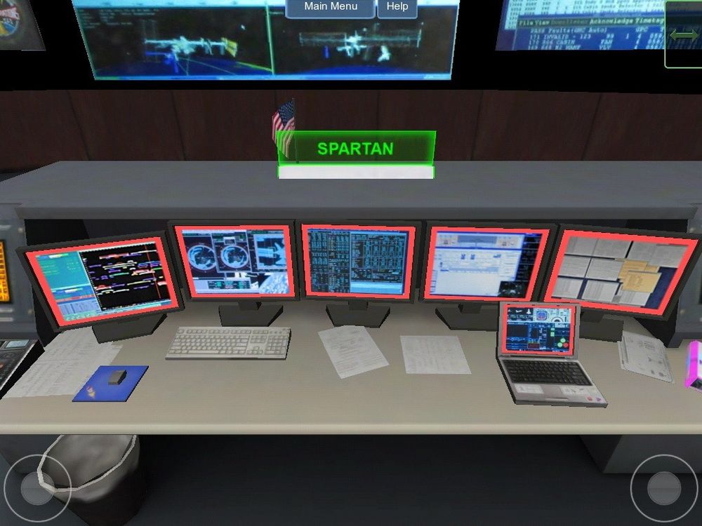 STRØMFUNKSJONER: Her besøker vi NASA-kontorplassen i Houston som overvåker solcellesystemet på ISS. 