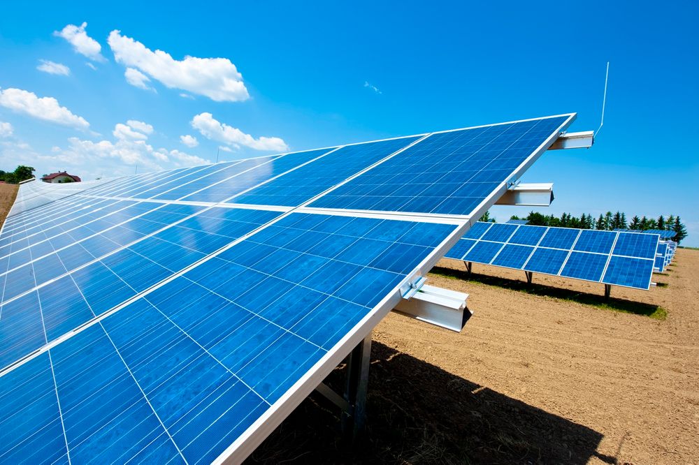 REKORD: Tyskland har verdensrekorden i produksjon av elektrisk strøm fra sol. 