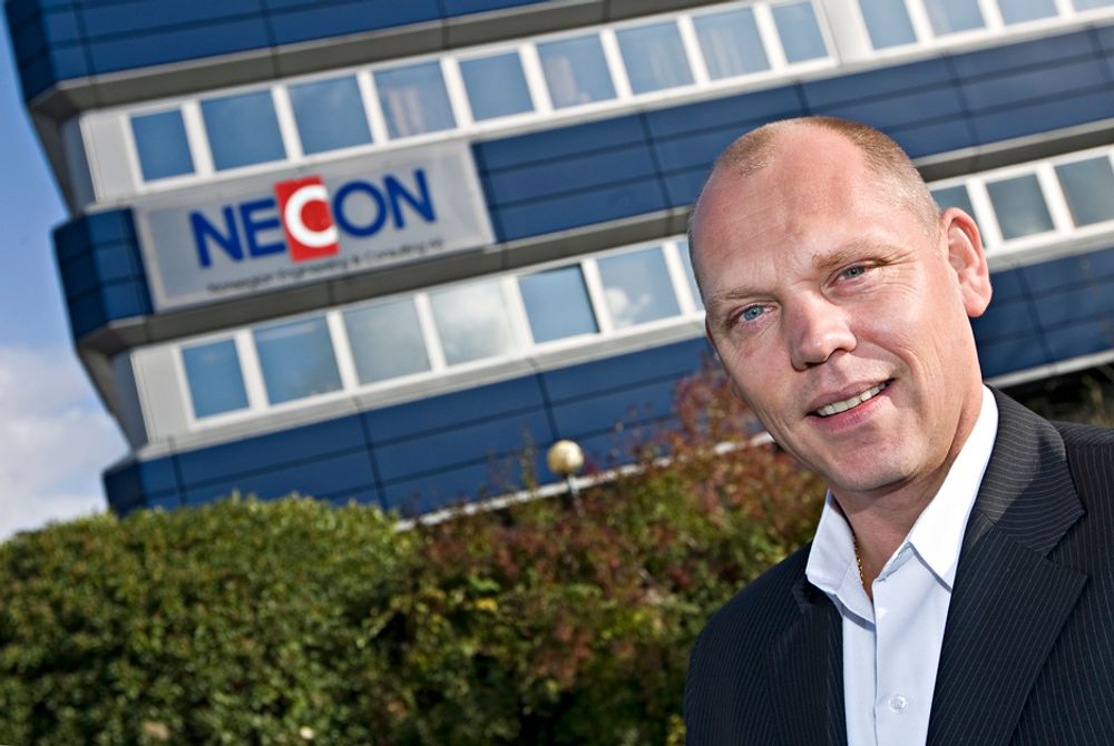 HÅPEFULL: NECONs administrerende direktør Aslak Gundersen håper og tror konkurransen kan tiltrekke seg dyktige ingeniører.
