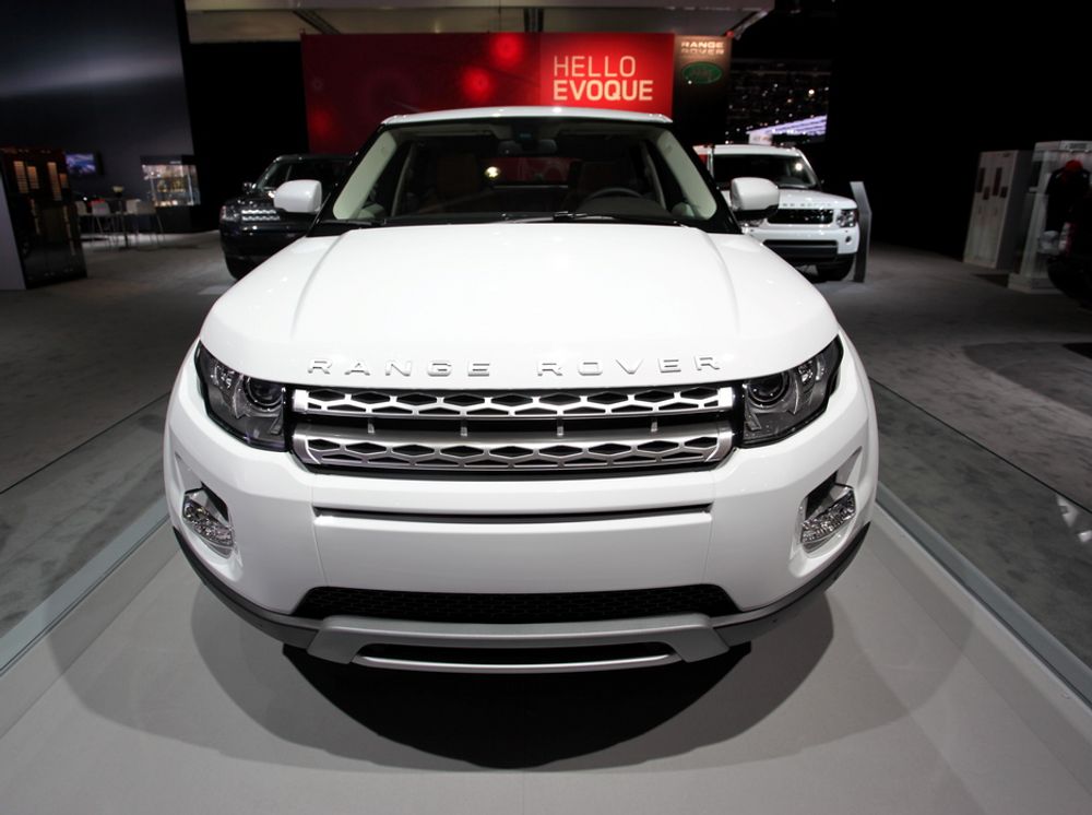 Range Rover Evoque presenterte seg første gang i Los Angeles i fjor høst og viste seg fram på nytt i Detroit.