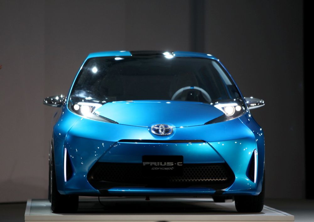 Toyota viste også fram en konseptuell Prius som vil bli minstemann i familien dersom den settes i produksjon.