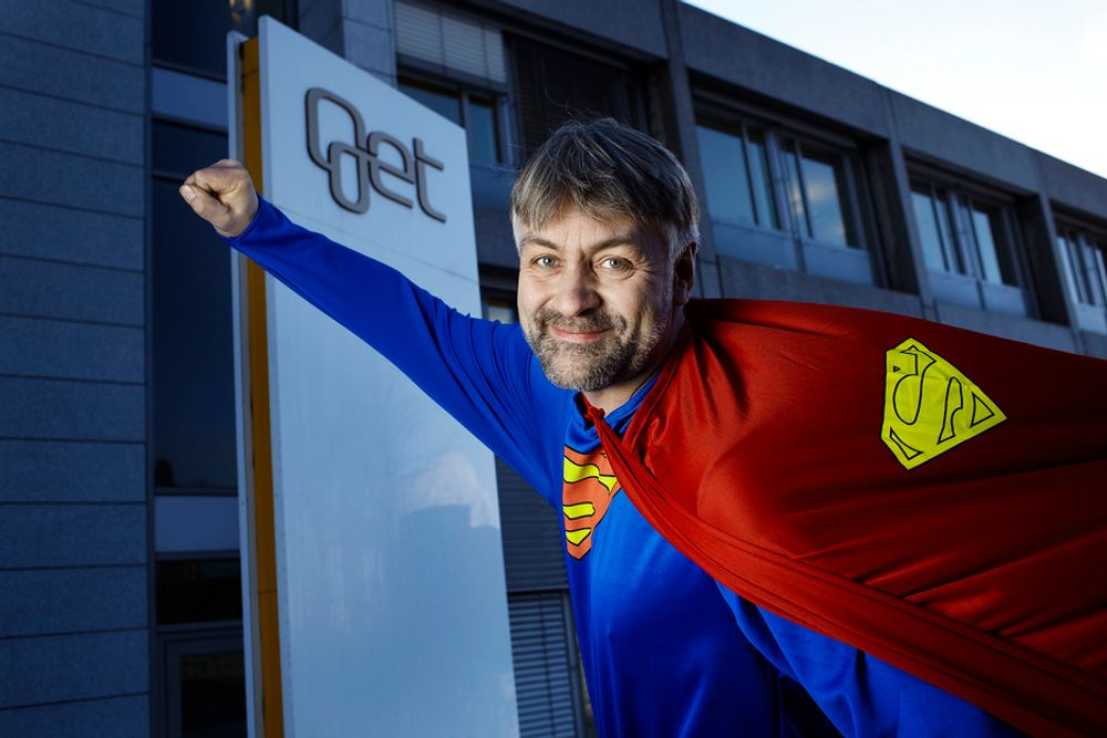Gets administrerende direktør Gunnar Evensen lanserer "superbredbånd" på 200 Mbps.