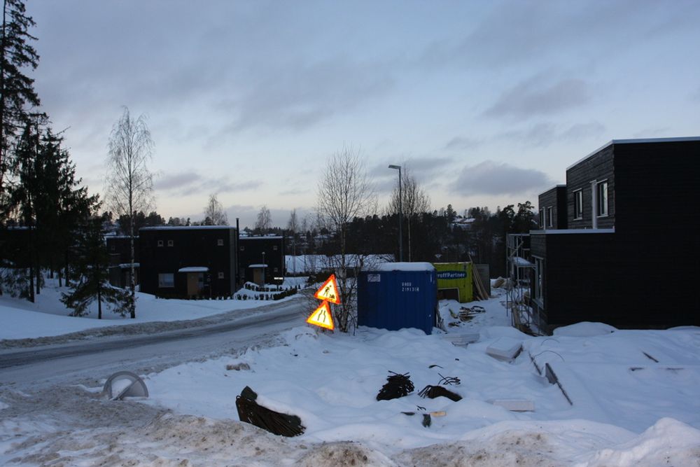 KAN, KAN IKKE: Det er strid i byggenæringen om passivhus, her fra et felt på Mortensrud i Oslo. EBA har nå satt ned et utvalg som skal meisle ut en politikk ikke bare for passivhus men hele miljø, klima og energipolitikken.