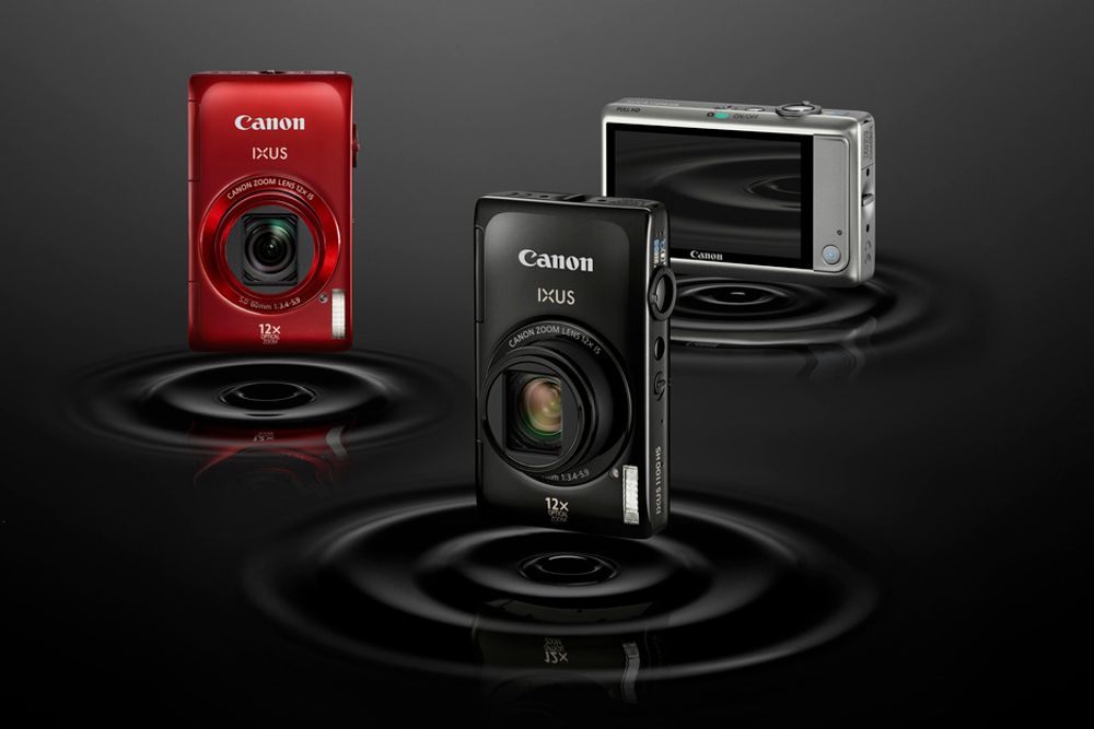 Canons nye IXUS 1100 HS har hele 3,2-tommers berøringsskjerm og 12 x zoom.