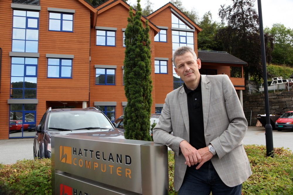 Konsernsjef Karl Johan Lier i Hatteland Group tror på gjennombrudd for det verdenspatenterte autostore, et kompakt lagringssystem betjent av roboter.