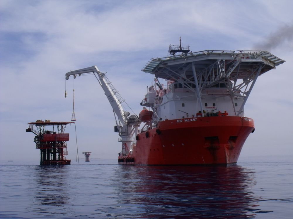 SERVICE: Nor Offshore har to konstruksjonsskip som operer i Asia og Australia.