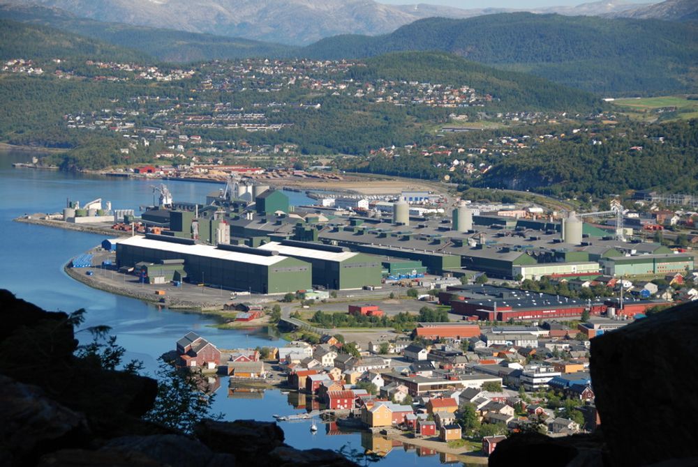 Vinner: Alcoas verk i Mosjøen produserer aluminium.