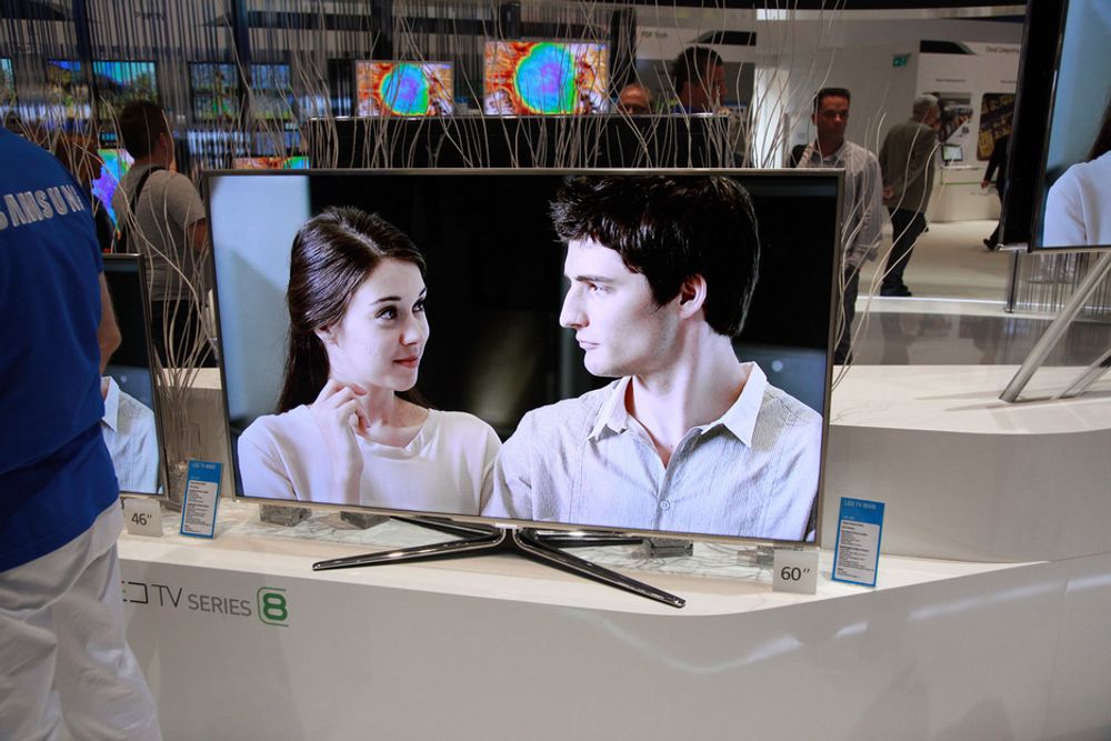 Den eneste ordentlige TV-nyheten fra Samsung var at selskapets populære 8-serie LED-skjermer nå kommer i 60-tommer-utgave.