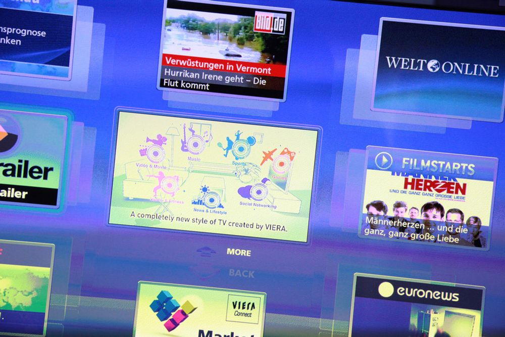 Panasonic hadde imidlertid en ny smart-TV-portal å by på for sine smarte Viera-TV-er.