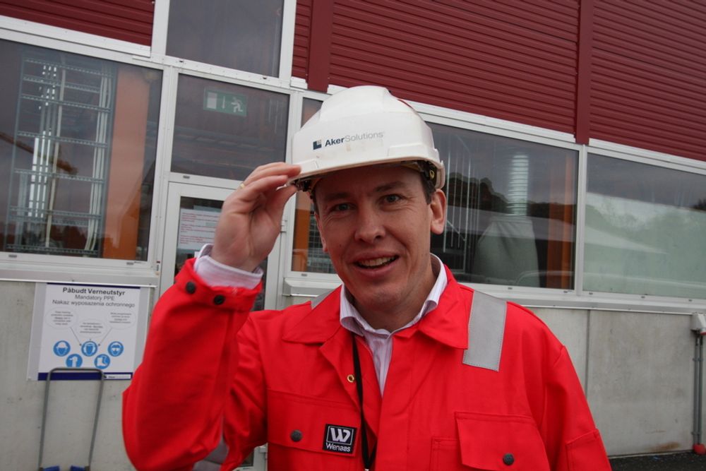 OVERBEVIST: Prosjektleder i Aker Solutions for Ormen Lange Subsea gasskompresjon pilotanlegg, Håkon Skofteland, er  ikke i tvil om at Shel lvil velge undervanssystemet framfor strekkstagplattform.