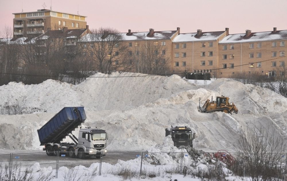 Reservedeponiet på Hasle er allerede tatt i bruk. Kommunen trenger ledig plass på det permanente deponiet på Åsland i tilfelle det skulle bli behov for å tømme snø om natten.