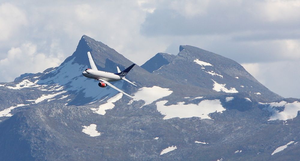 SAS var lanseringskunde på Boeing 737-600 i 1998. Her er et fly av samme type på vei inn mot Bodø lufthavn.