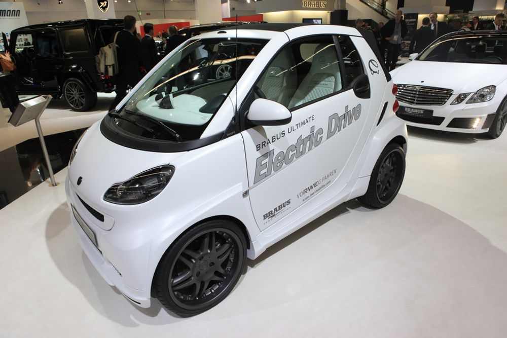 Brabus har også lagt sine hender på en elektrisk Smart Fortwo.