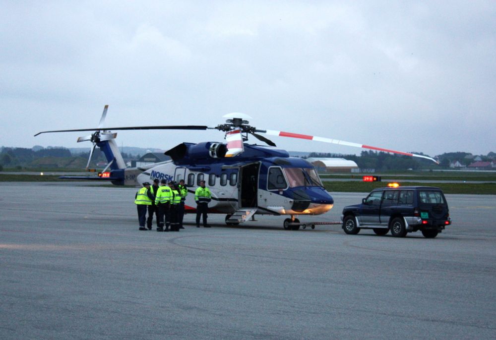 Helikopteret fra Bristow Norway fikk motorproblemer over Nordsjøen, men landet uten problemer på Sola torsdag kveld.