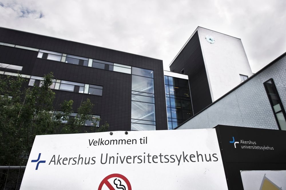 TRØBBEL: Akershus universitetssykehus (Ahus) måtte stanse inntak av nye pasienter da datasystemene brøt sammen lørdag kveld og ikke fungerte igjen før søndag klokka 13.