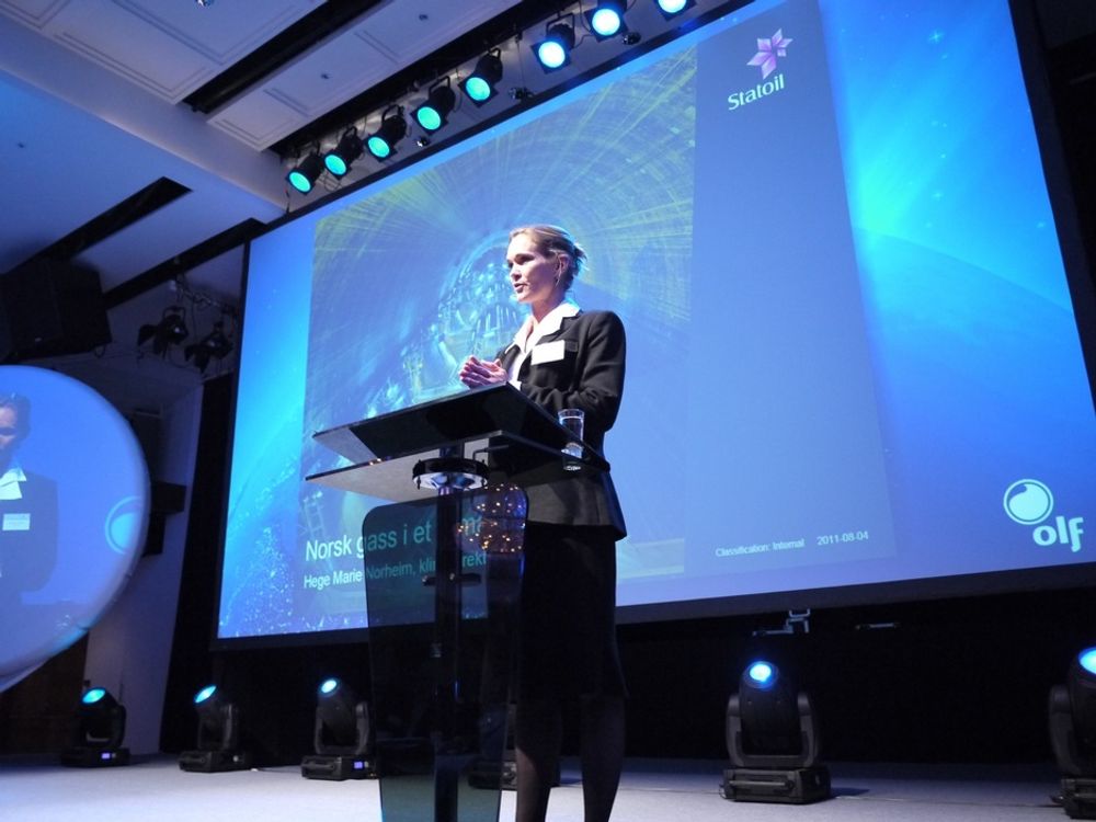 Hege Marie Norheim, klimadirektør i Statoil, mener norsk naturgass vil bli en viktig del av Europas energimiks.