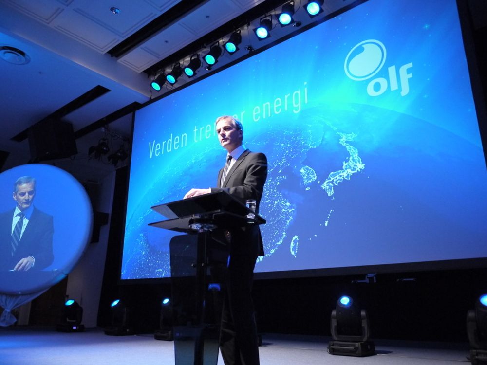 Utenriksministeren talte om gassens muligheter på OLFs årskonferanse.
