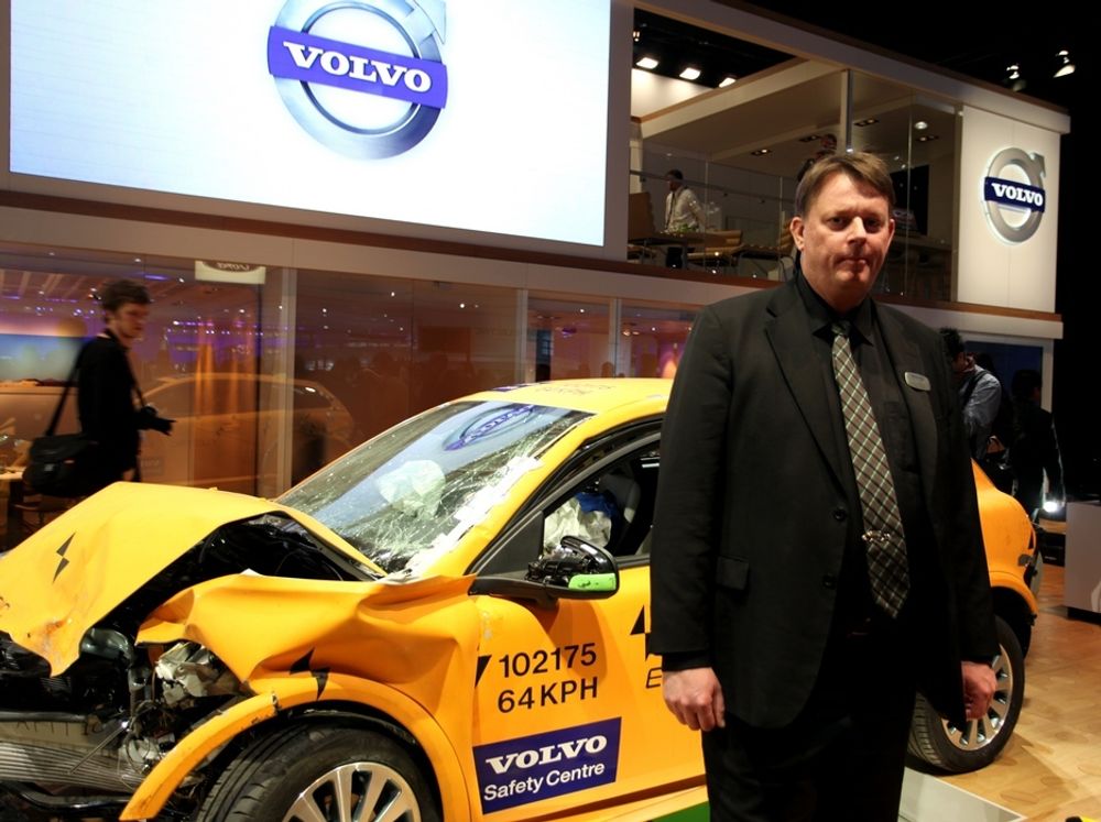 Jan Ivarsson er sjef for Volvos sikkerhetssenter i Göteborg.
