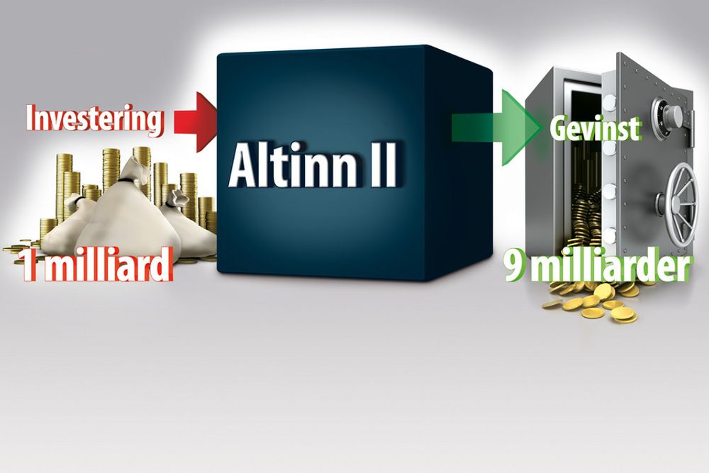 GULL: Altinn II-plattformen vil gi store effektiviseringsgevinster for samfunnet, viser analyser.
