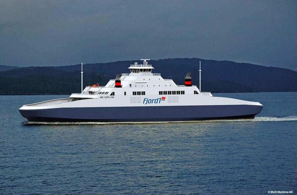 MODERNE: Fjord1 har bestilt verdens største LNG-ferje fra Fiskerstrand. Nå kan et moderne  og kanskje enda mer miljøvennlig skip bli brukt også på Lavik-Oppedal-sambandet fra 2015.