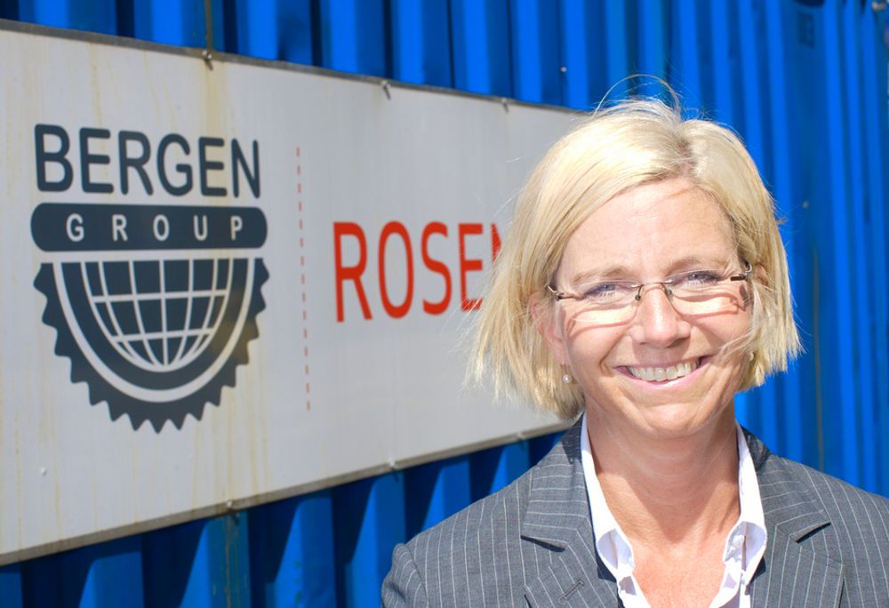 STYRKES: Adm. dir. Kristin Færøvik i Bergen Group Rosenberg.