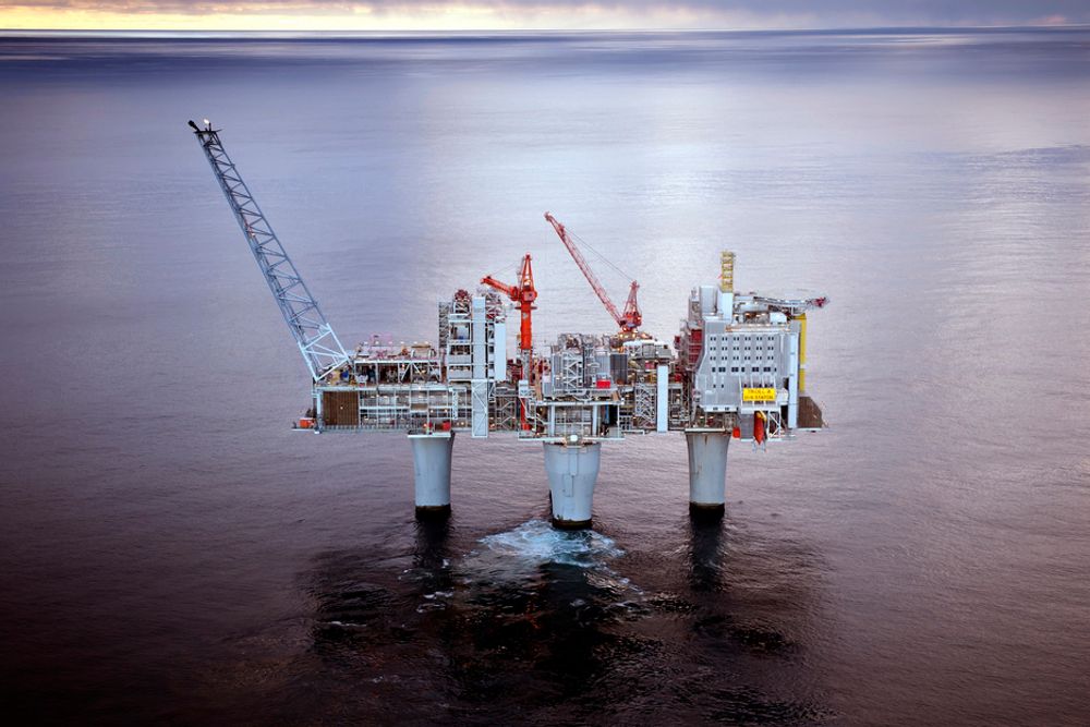 Trollplattformen i Nordsjøen er et av seks steder som nevnes i programmet. Episoden fokuserer på enorm risiko, og teknologien som brukes for å pumpe opp gass. Foto: Øyvind Hagen