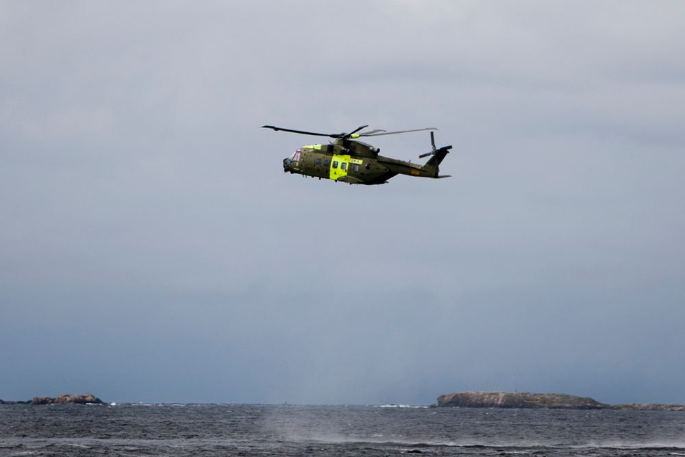 Et dansk AW101 Merlin SAR helikopter deltok også i øvelsen.