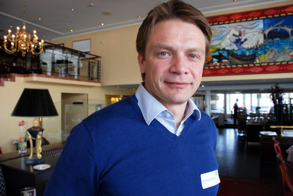 Administrerende direktør Geir-Henning Wintervoll i Finnfjord AS sier energigjenvinningsanlegget hans er konfliktfri kraft som er et drømmecase å fronte.