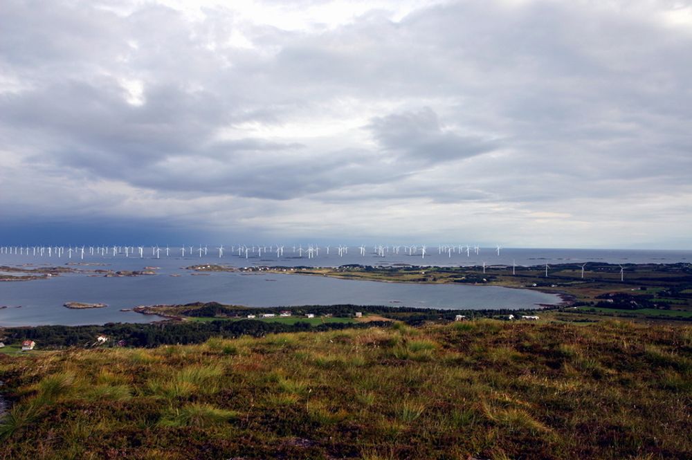 VANSKELIG MÅL: Enova sliter med å nå sitt mål om å gi støtte til 18 TWh fornybar energi og energieffektivisering mellom 2001 og 2011. Bildet viser havvindprosjektet Havsul.