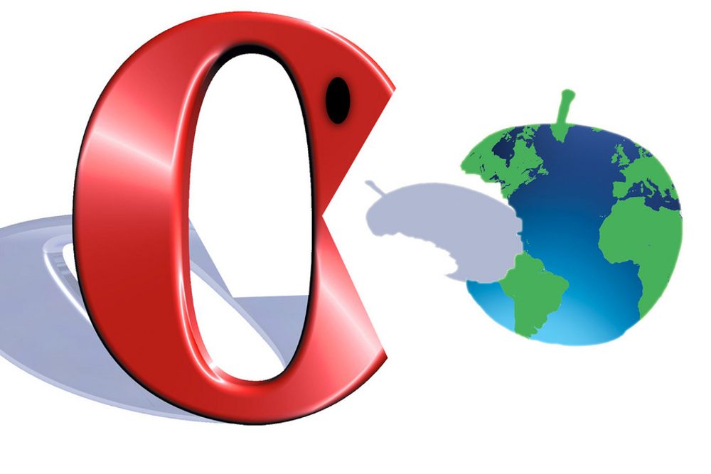 PLANET OF THE APPS: Opera Software spiser seg oppover listen over  verdens største mobil-app-forhandlere, riktignok godt etter de to store: Apples App Store og Googles Android Market.