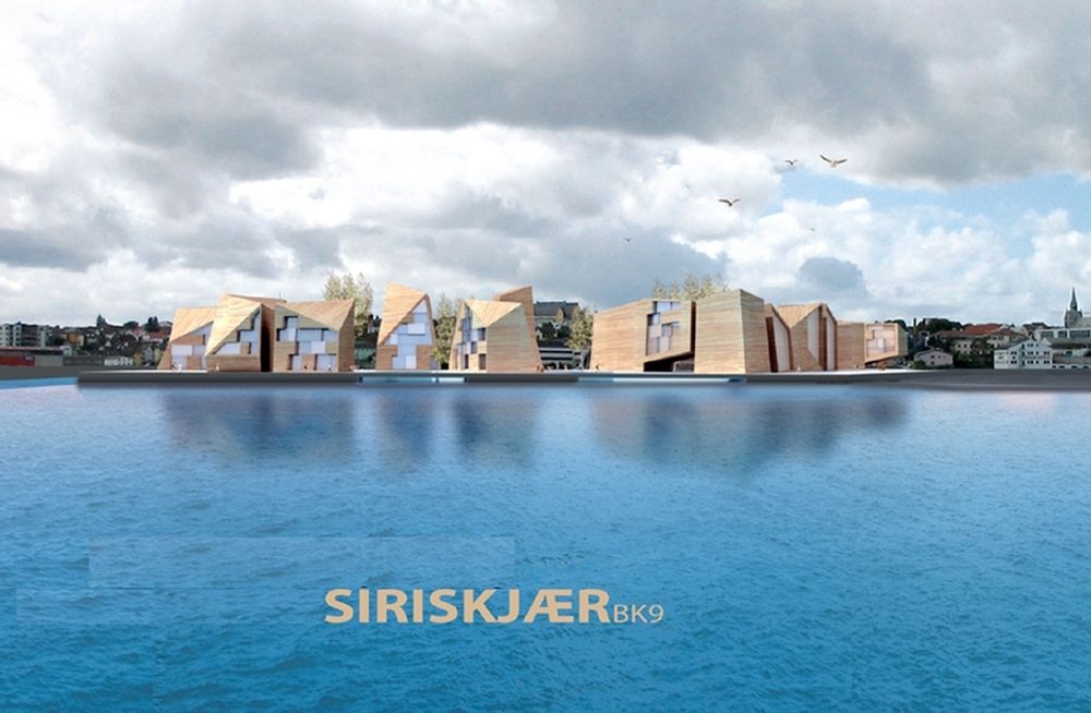 Siriskjær boligfelt i Stavanger, 150 leiligheter med krav om utstrakt bruk av tre.