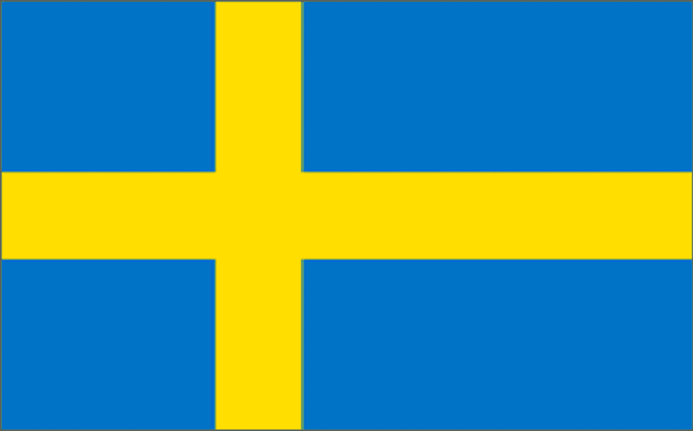 sveriges flagg svensk