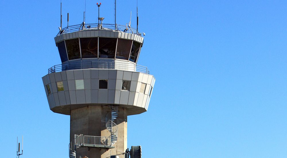 Nå er NATCON satt i drift også ved Bodø kontrollsentral. Dette er kontrolltårnet på Bodø lufthavn.