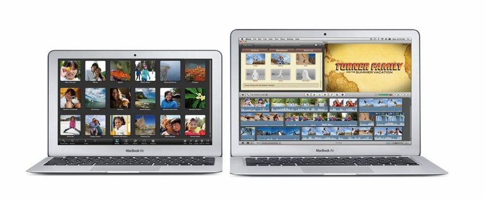 Apples nye Macbook Air i 11,6- og 13,3-tommer-variant.