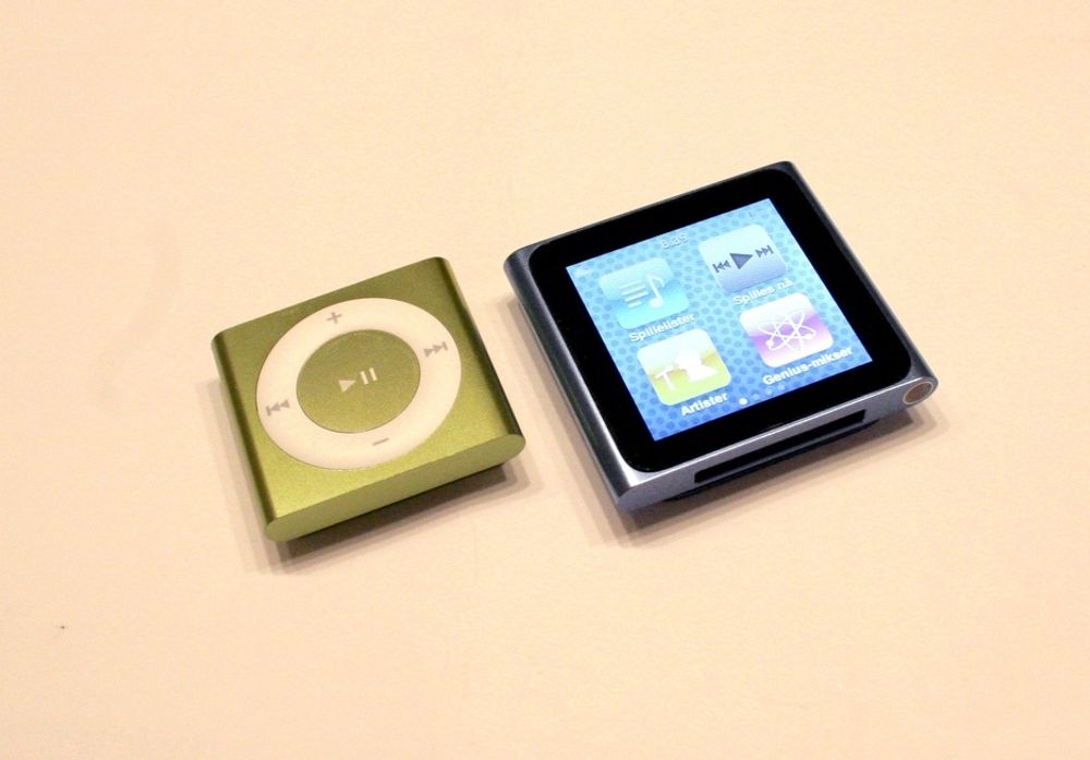 Det er ikke stort som skiller iPod nano og iPod shuffle lenger.