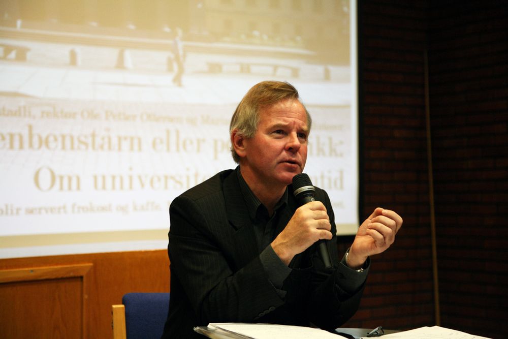 KRITISK: UiO-rektor Ole Petter Ottersen ser fram til å snakke med folkene bak Times-rankingen.