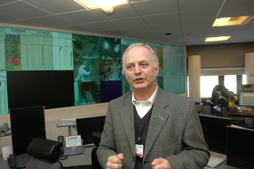 NYE PROSESSER: - Integrerte operasjoner handler om å integrere folk på land og offshore til en felles organisasjon. Det gir gode resultater, også innen HMS, sier Brage Sandstad.