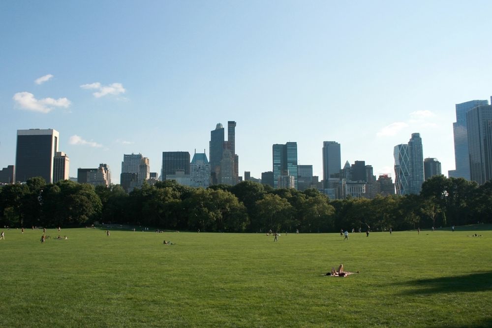 TVILER: Rundt halvparten av alle amerikanere mener bekymringen for klimaendringer er overdrevet. Illustrasjonsfoto fra Central Park, New York.