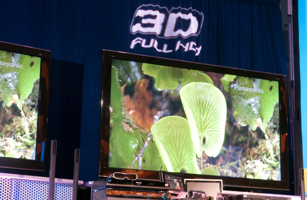 SVART:De nye 3D-TV-ene til Panasonic kan utvise et imponerende svartnivå.