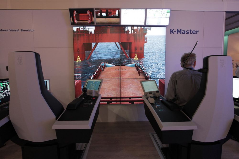 SUPPLYSKIP: Kongsberg viste frem K-Master.