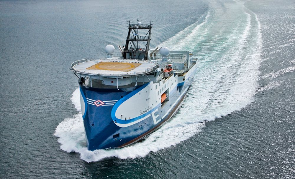 SKYTER: Oceanic Vega er av typen SX 120, designet og bygget i Ulsteinvik for Eidesvik Offshore.